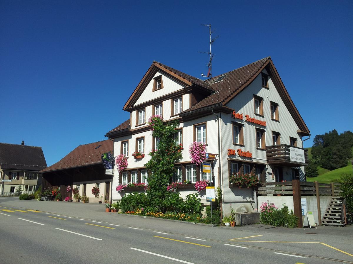 Hotel Garni Traube B&B Schwellbrunn Dış mekan fotoğraf